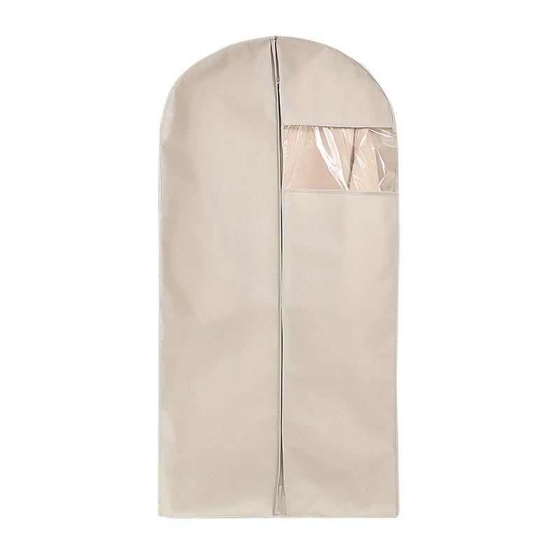 Modern Minimalist Clothing Dust Cover With Nonwoven Fabric For Bedroom Storage