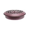 Metal Mosquito Coil Holder Tray with Cover for Fishing Camping Anti Deformed