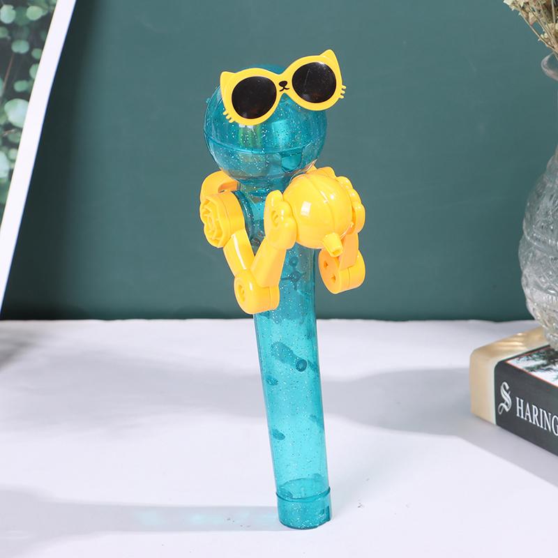 

Творческая личность игрушка держатель леденца декомпрессионные игрушки робот конфеты игрушка в подарок зелёный