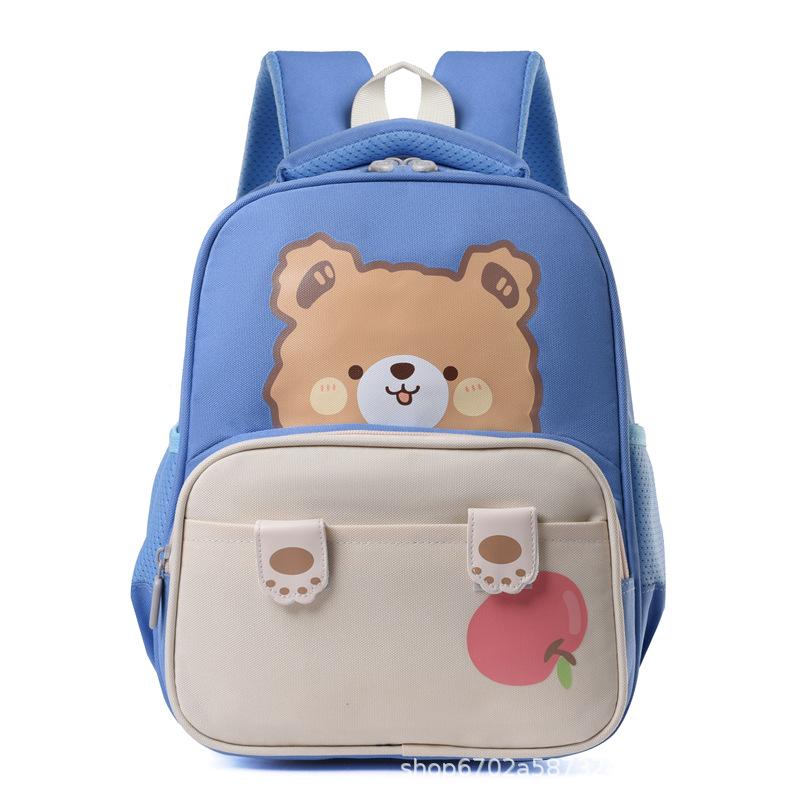 Elementary School Bag Fashionable Children's Backpack Boys and Girls New Cartoon Cute Oxford Cloth Backpack Strong and Durable