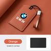 Leather Car Smart Remote Key Case Cover Shell For BMW Card NFC Card Pack New 5 Series New 3 Series x5 X7 Decoration Accessories BW2