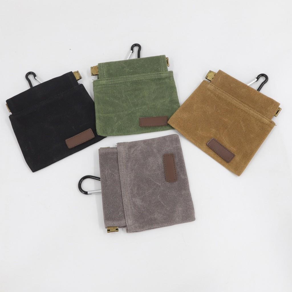 Pet Food Bag Outdoor Training Waist Pack With Canvas Material For Dog Walking And Training