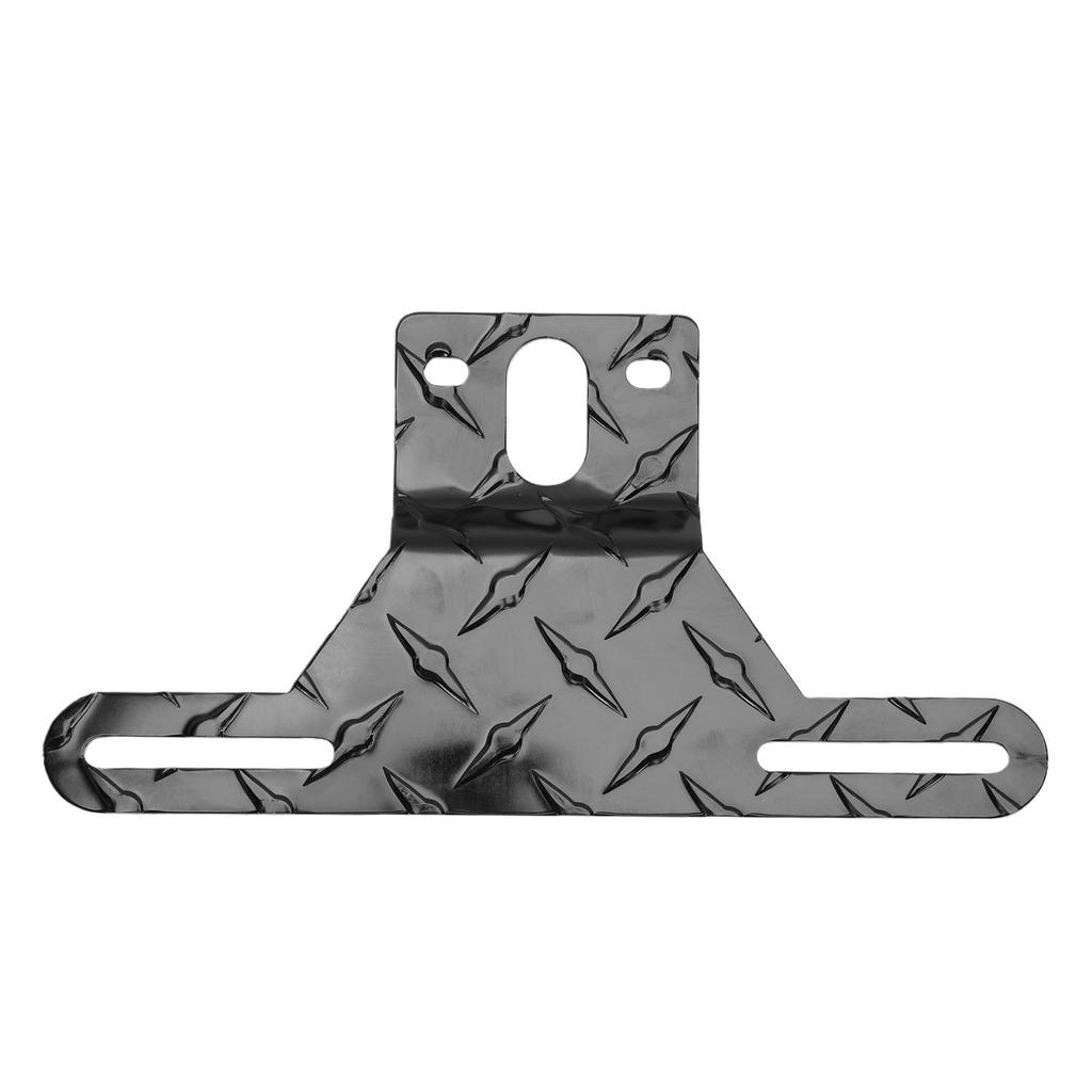 Trailer License Plate Light Bracket Holder with Mount Hole Universal Aluminum Alloy for Trailer Car RV Truck