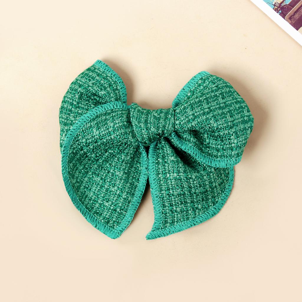 New Children's Hair Accessories Dovetail Bow Hairpin baby Bangs Side Top Clip Headwear Girls Kids Hair Accessories