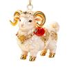 Acrylic Goat Hanging Ornament 2D Flat Animal Hanging Decoration  Holiday Party Decor