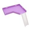 Hamster Platform with Ladder for Cage Fun Safe Space Saving Multipurpose Hamster Standing Platform and Ladder for Mouse Guinea Pig Chinchilla L Shape