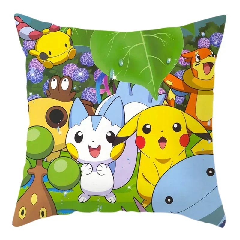 Cartoon Throw Pillow Covers Living Room Decoration Printed Sofa Cushion Cover Polyester Soft Pillowcase