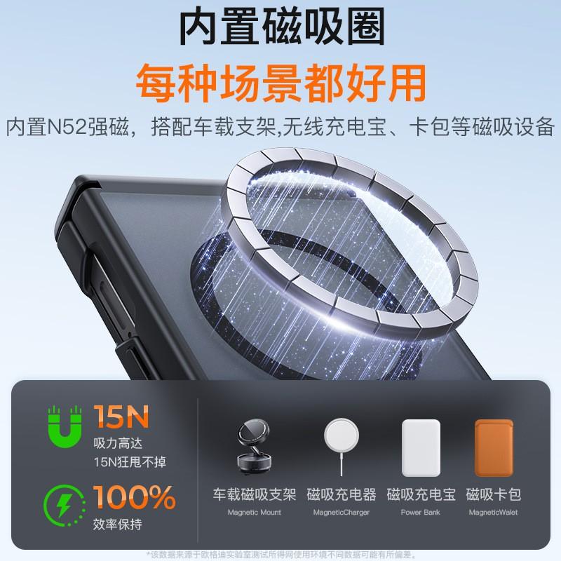 Z Flip 7 Phone Case Magnetic Wireless Charging Matte Semi-transparent Privacy Screen Protector Hinge Full Protection
