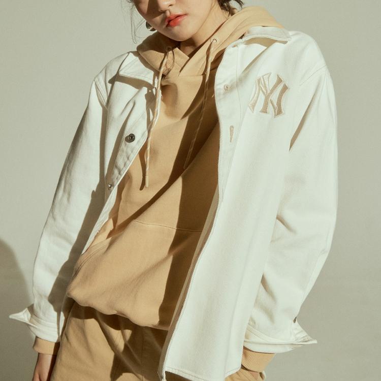 New MLB New York Yankees Shirt Unisex Ivory White 31WSN2111-50I