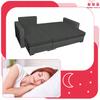 Figo Corner Sofa Bed with Sleeping Function, Corner Sofa, Family Furniture, Gray-gray