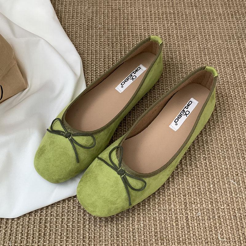 Fashion Female Slip On Footwear Women Ballet Flats Shoes Butterfly-Knot Fashion Shallow Ladies Flats With Shoes New In Summer Spring