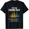 Funny Christmas Im The Sound Guy Holiday Audio Technician T Shirts Men Streetwear Tee Shirt Short Sleeve Unisex Loose Clothing