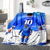 Mbappe Customize Your Name Blanket Multi-purpose Personalized Blanket Durable Comfort Great for Office Chair Living Room Home Decor Chair