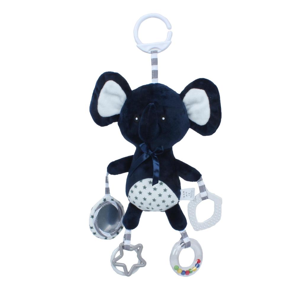 Adorable Hanging Toys: Elephant, Koala & Rabbit for Baby Cribs & Cars