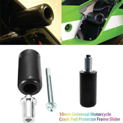 1 Paar Universal Motorrad Kunststoff + Stahl Rahmen Slider Sturzschutz 10mm Für Honda
