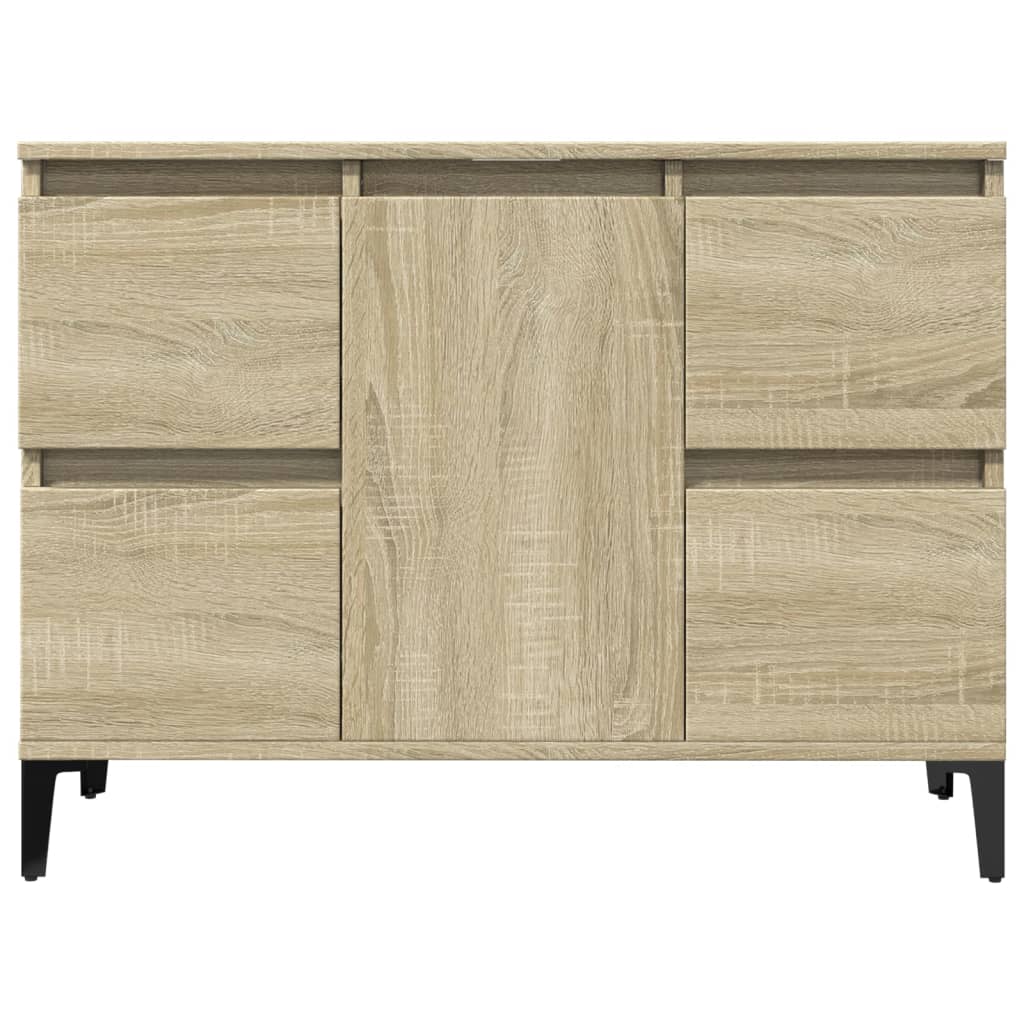 Washbasin Cabinet In Sonoma Oak 80 X 33 X 60 Cm Engineered Wood