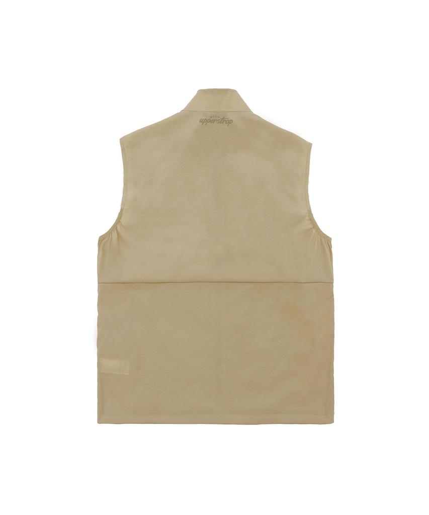 Upperstrop Golf [Up3085] Upst Golf Lightweight Woven Vest Light Beige