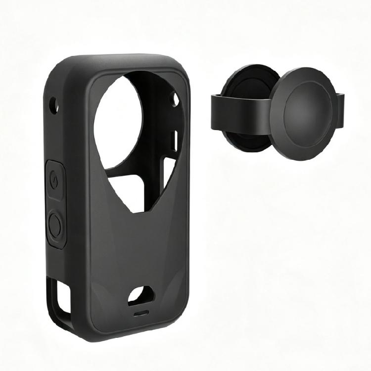 Soft Silicone Case for X6 with Separate Lens Cover, Compact Camera Shell for Backpack Carry and Daily Storage Protector