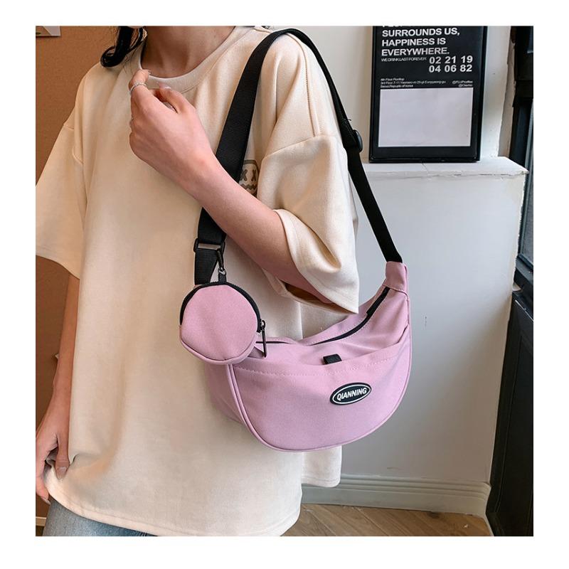 Stylish Minimalist Dumpling Bag Spacious Korean Women Shoulder Crossbody Bag Versatile Everyday Shopping Tote
