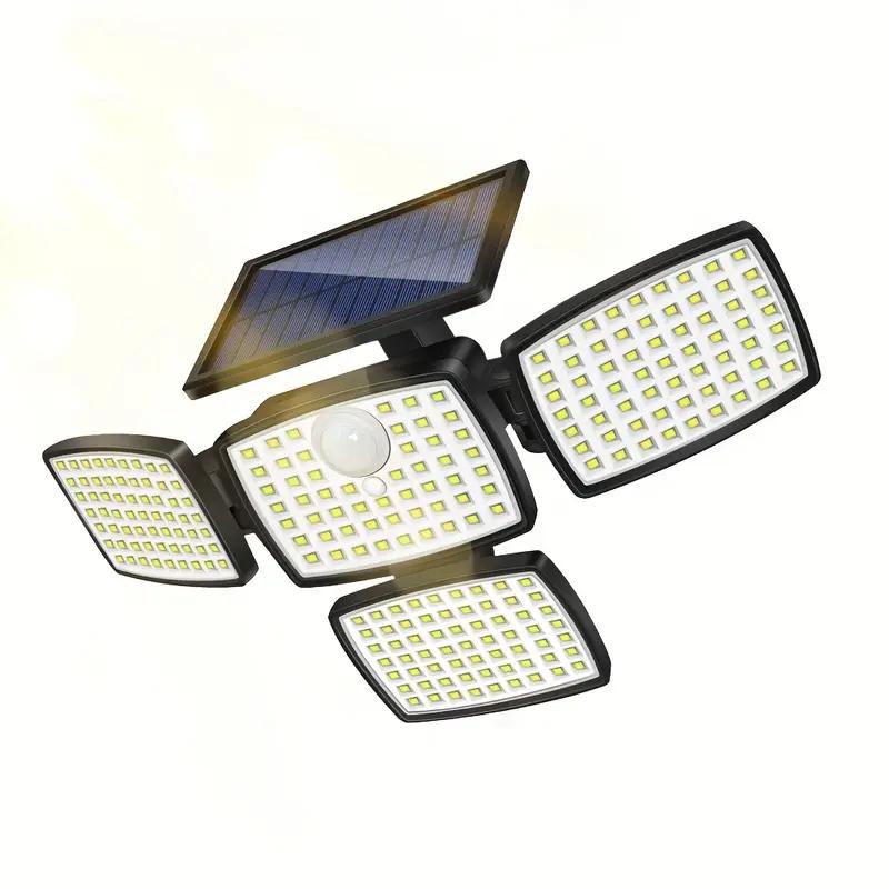 

1/2PCS Outdoor Solar Lights with 242 LED Motion Sensor Lights 3 Modes Waterproof Solar Flood Lights for Patio Garden Wall Lamp