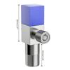 Versatile Water Shut Off Valves Convenient Shut 1/4 Thread Angle Stop Valves Suitable for Kitchen Bathroom & Toilet