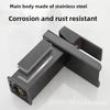 Black Copper Core Waterfall Faucet for Wash Basin Bathroom Toilet Modern Stainless Steel Hot And Cold Mixed Basin Tap