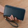 Women RFID Blocking Long Wallet PU Leather Clutch Wallet Large Capacity Zipper Around Wristlet Purse Card Holder Phone Wallet