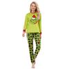 Matching Family Christmas Christmas Tree Print Homewear Set Long-Sleeved Top And Pants