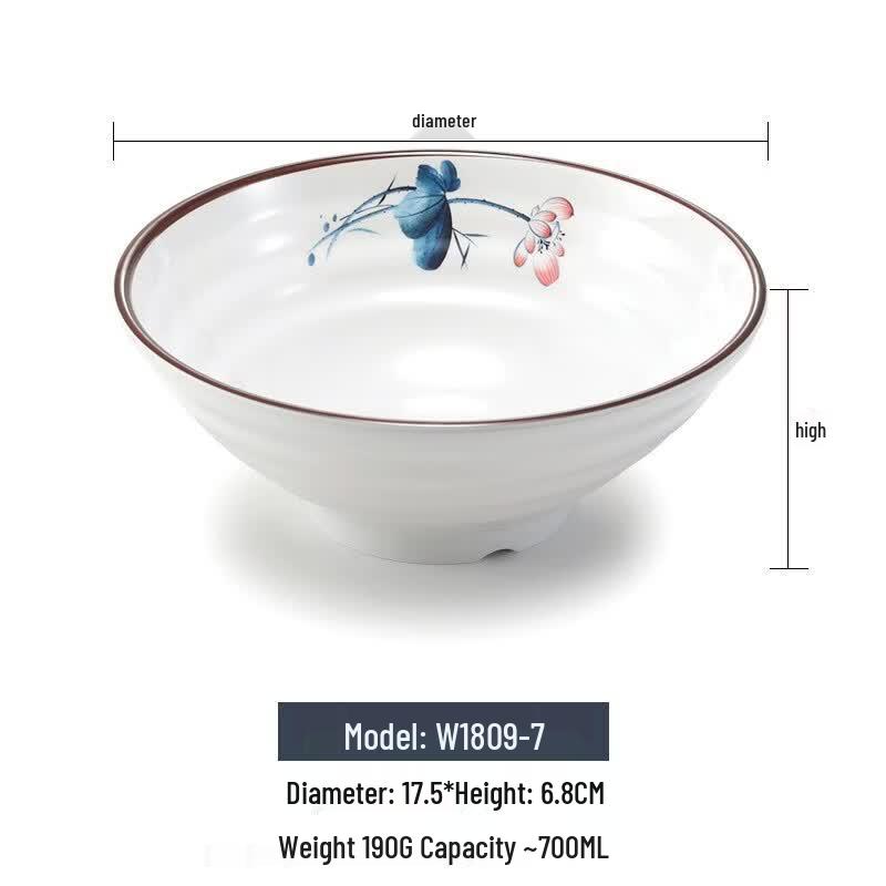 Melamine Commercial Noodle Soup Bowl