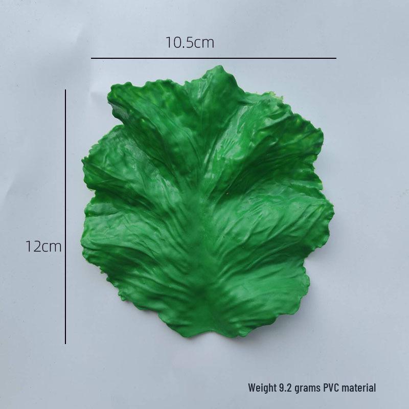 Artificial Lettuce Leaf for Display and Decoration - Large Fake Vegetable and Fruit Model