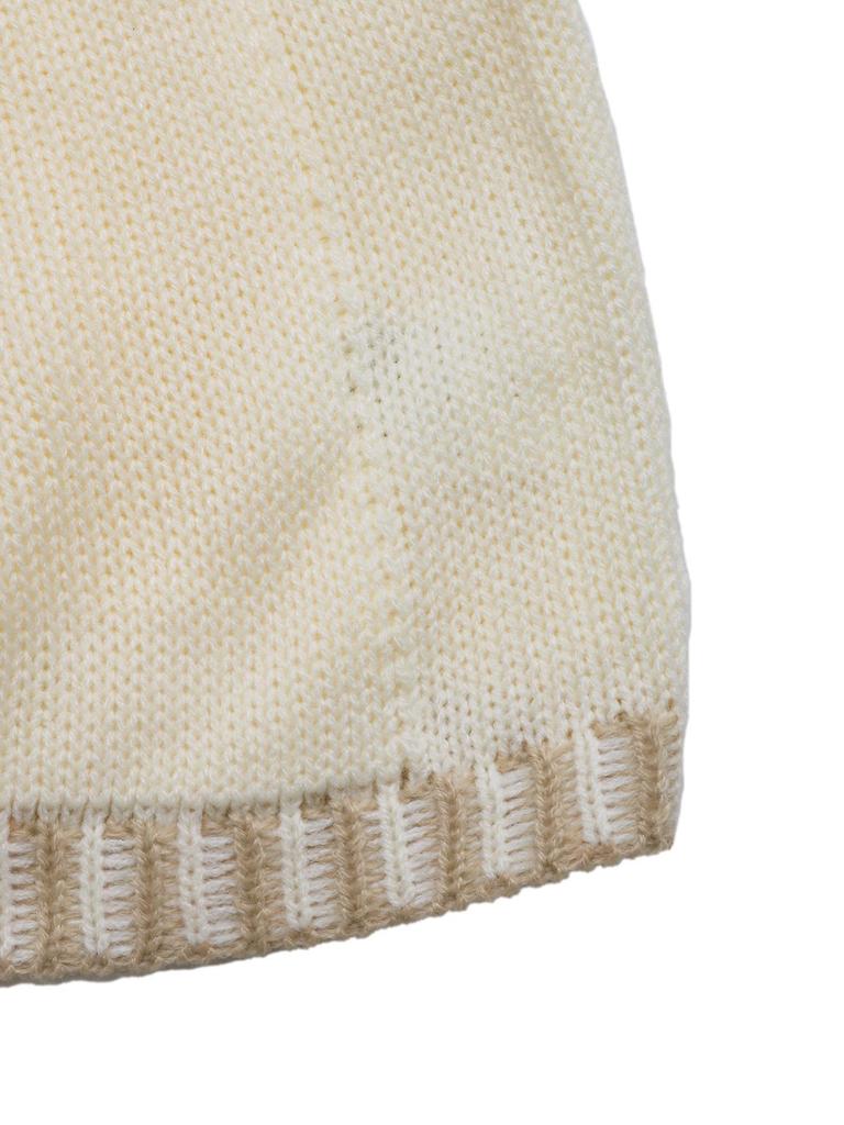Women's Casual Color Block Knit Cardigan Vest - Autumn 2026 Arrival