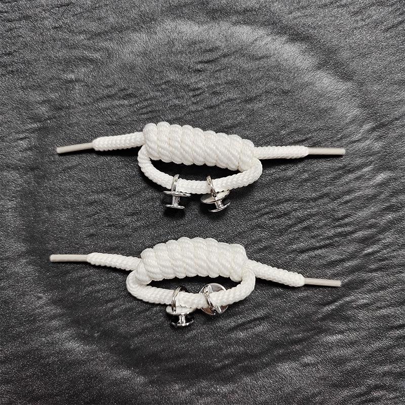 Accessoires Crocs: Boucle de Chaussure en Corde Tissée & Ornements DIY Dessin Animé