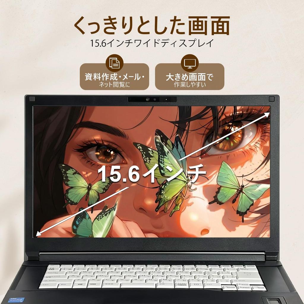 LIFEBOOK A5511 11th Gen I3 Core 16GB Memory 512GB SSD Windows 11 with Office 2021 DVD Drive Webcam HDMI [Refurbished] Laptop, 15.6-inch, / i3-1125G4 /