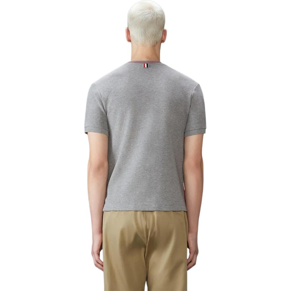 THOM BROWNE RWB Stripe Crewneck T Shirt MJS287AJ0216-055