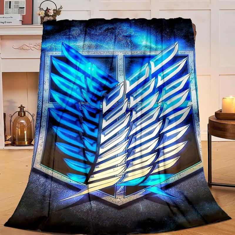 1PC Wings Of Liberty Flannel Blanket Gift, Suitable for Both Men And Women, Soft Ideal for Beds And Sofa, Birthday Or Christmas Gift