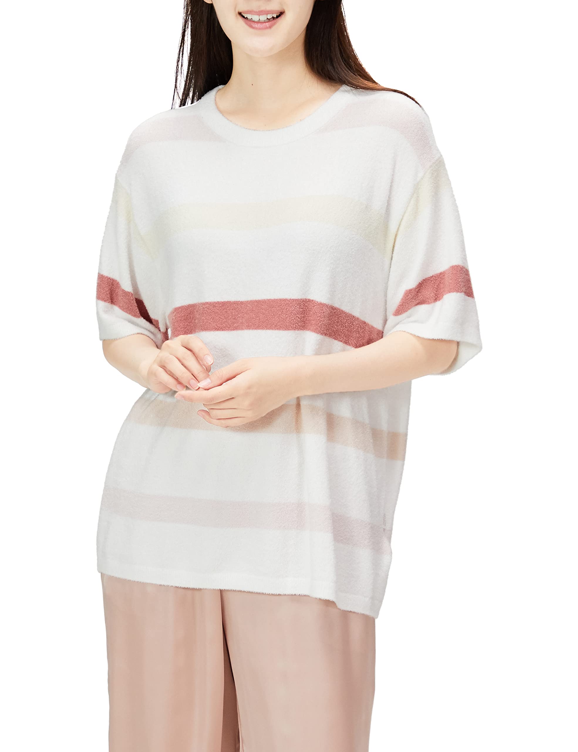 

Smoothy lite5 Border Pullover PWNT222002 PNK F [Gelato Pique] женский розовый