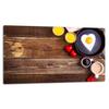 GLASS PLATE CUTTING BOARD 52x30 WOOD