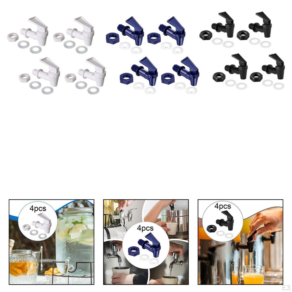4 Pack of Faucet Spouts for Water Dispenser Use