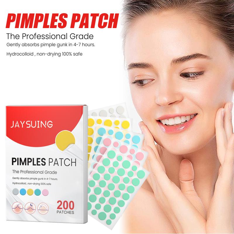 Hydrocolloid Patch Star Shaped Invisible Pimple Spot Cover Stickers for Face All Day Skin Support 200pcs