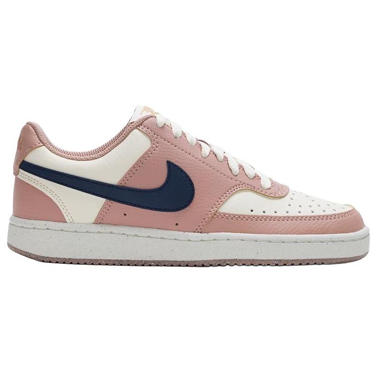 Nike  Court Vision Low Next Nature Particle Pink Midnight Navy Women Sneakers Pale-Ivory Metallic-Gold DH3158-606