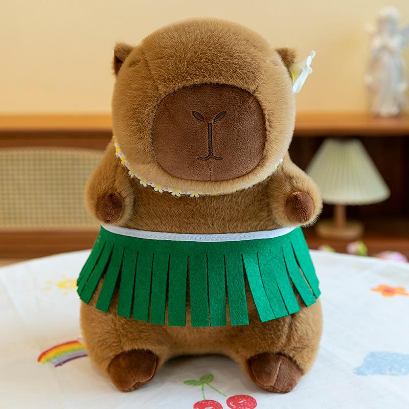 

Новая гавайская капибара капибара кукла кукла плюшевая игрушка подушка для бросания подарок на день рождения тряпичная кукла 25cm【0.17kg】