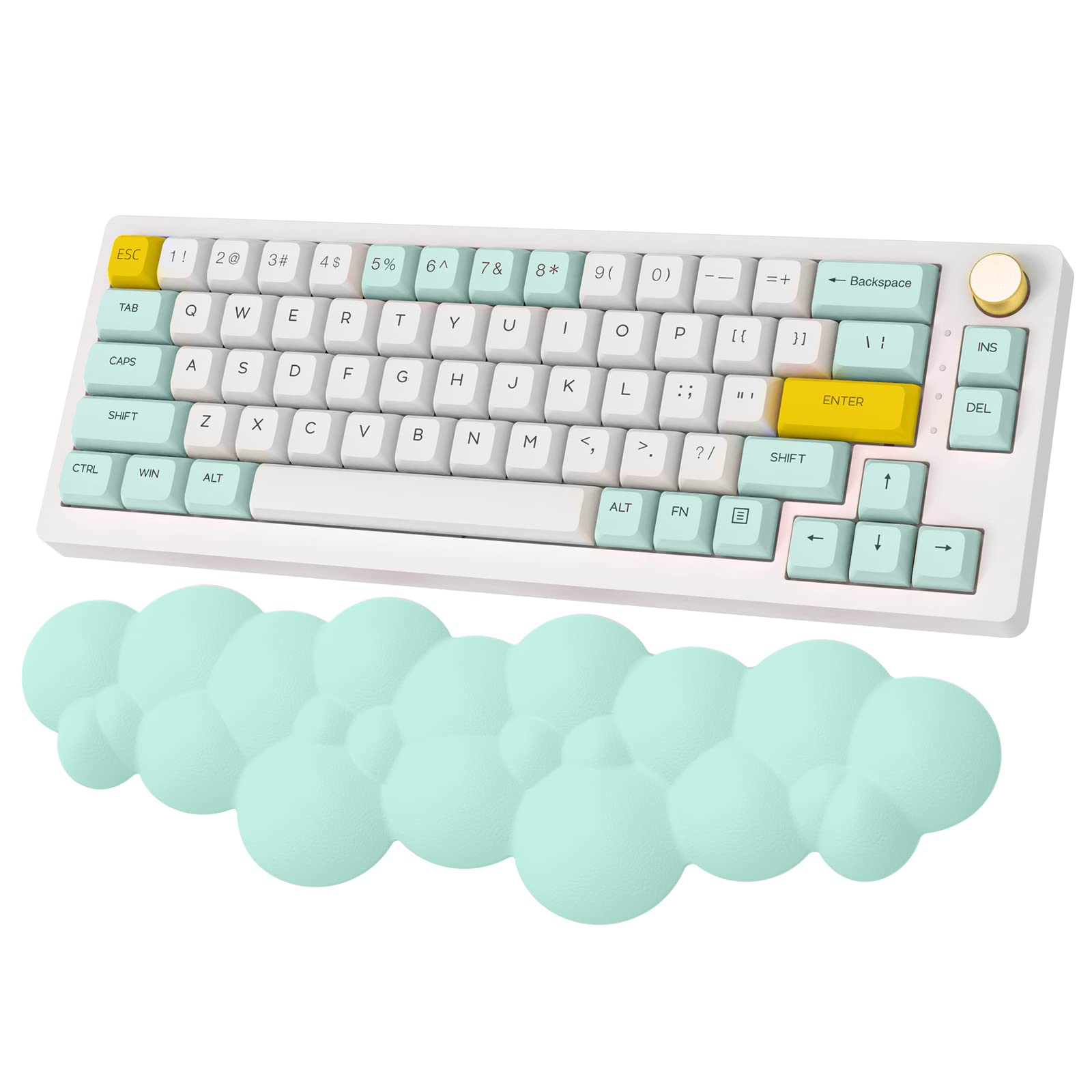 

Подставка для запястья и ладони клавиатуры, компьютерная подставка для рук, подушка для запястья с массажными отверстиями для снятия стресса и усталости, мягкая эргономичная серая пена с эффектом памяти, полиуретан для офиса и ПК