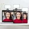 Mini Clip-on LED Selfie Light - Battery Powered Ring Light with Tripod for iPhone & Android