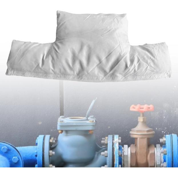 

Water Meter Cover for Winter Protection, Insulated Design for Backflow, White белый