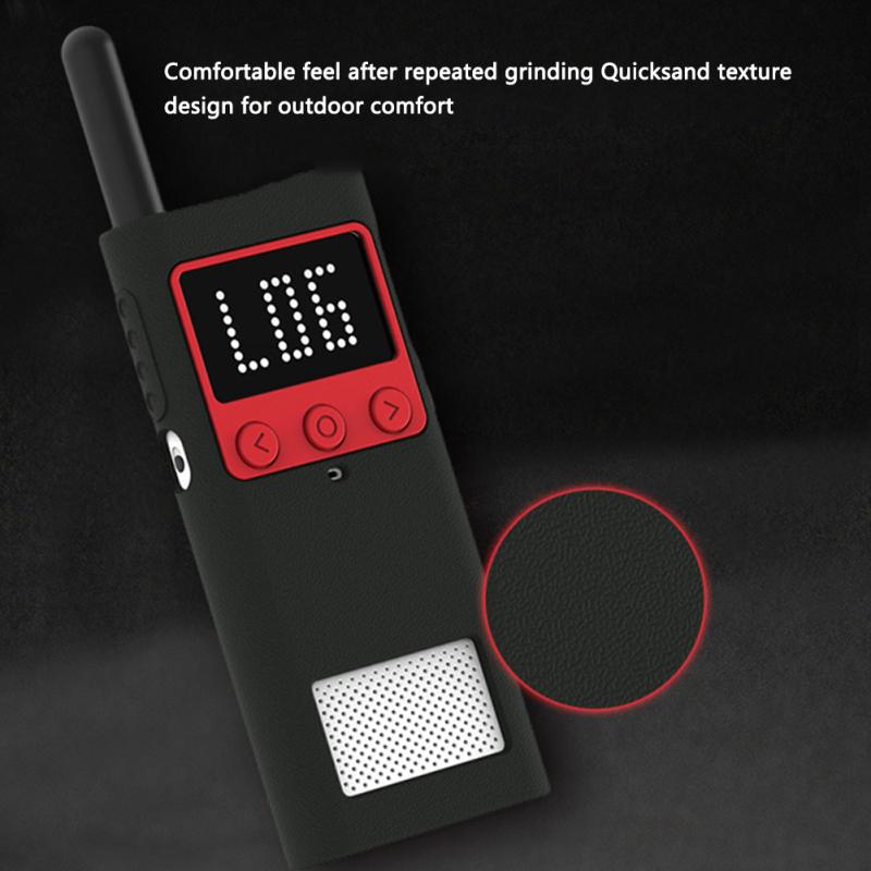 Outdoor-Funkgerät Silikon-Schutzhülle Kompatibel für Xiaomi Mijia Walkie-Talkie 1S