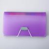 1PC A6 Mini Expanding File Folder-13 Cell Transparent Organ Bag,Ticket Pouch,Buckle Document Organizer for Office,Home & School