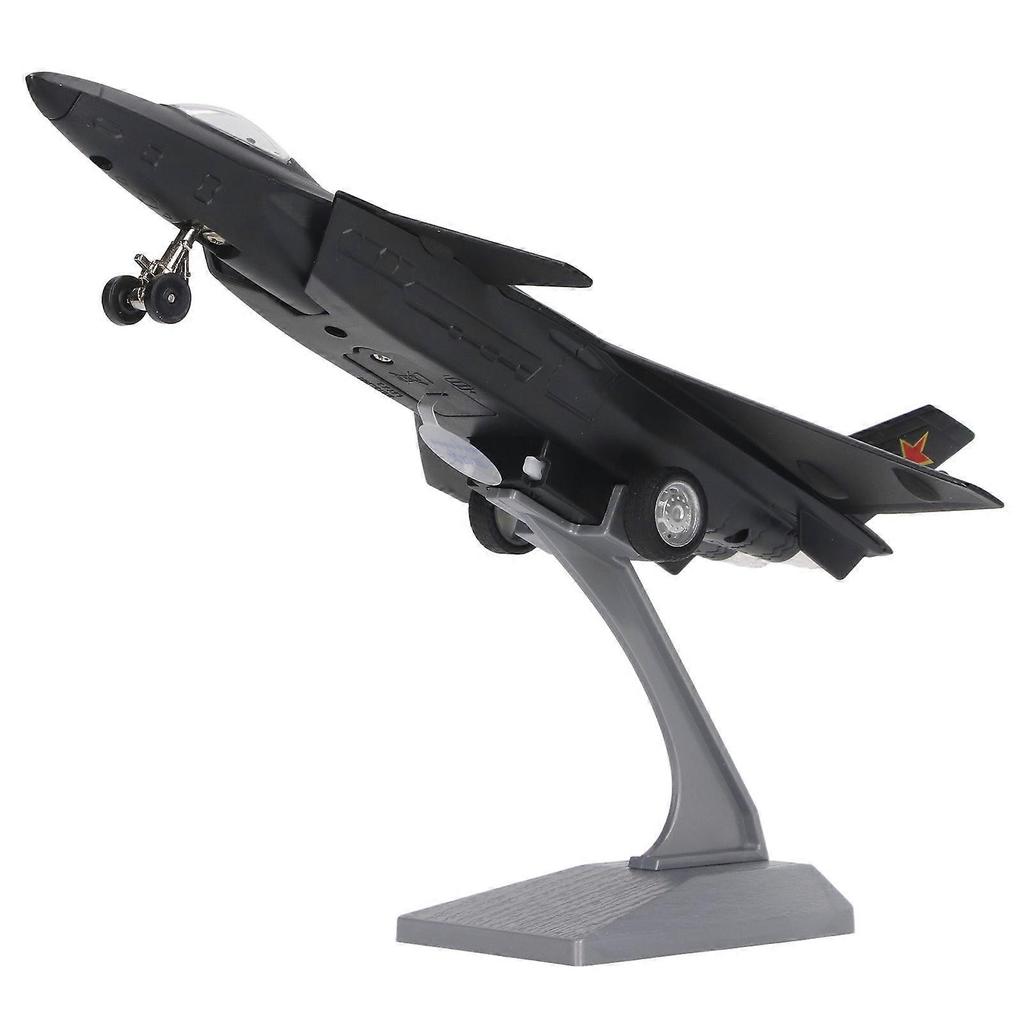 Pull Back Fighter Aircraft Model Toy with Sound Light Alloy Diecast Military Airplane Model Toy Ornament Decoration Colllection
