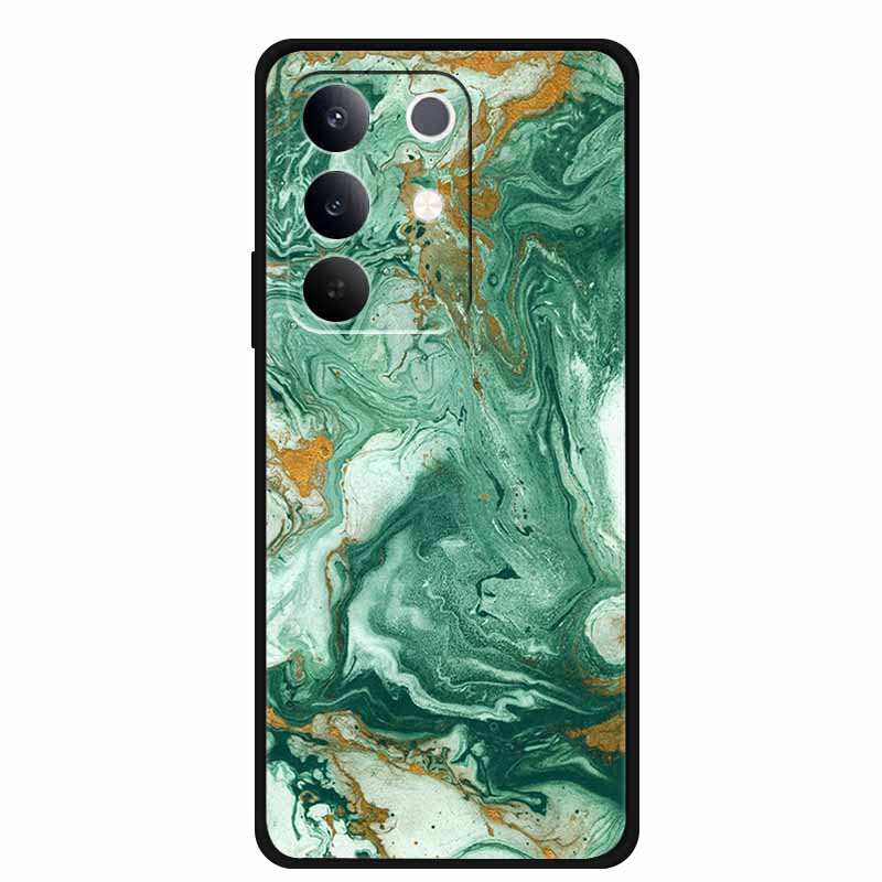 Case For Realme 15x 5G Global Version Marble Capa Soft Silicone Back Cover For Realme 15 X Cases Mica Painted TPU Phone Bumper
