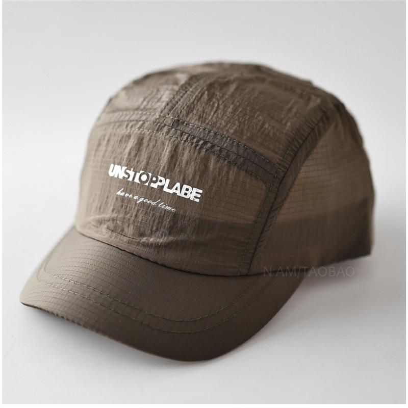 Fashion Hat summer new offset printing letters ultra-thin quick-drying short-brimmed baseball cap for men and women couples breathable sunshade sports