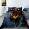 Wolf Series Polyester Bedding Two Or Three Pieces 3D Digital Printing